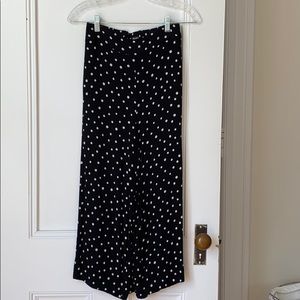 Madewell Polka Dot Easy Pant, Xs